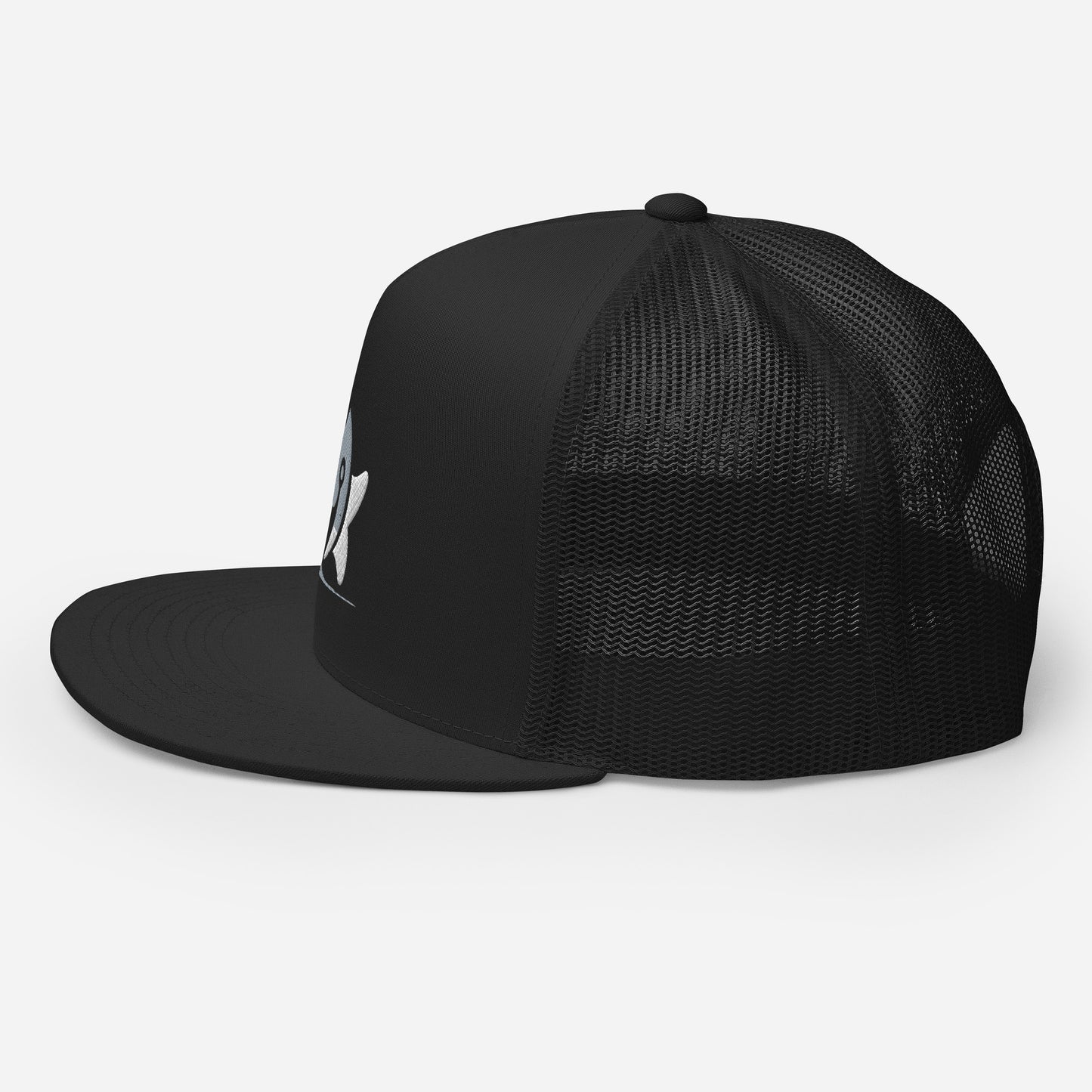 Pleyades gray/white L logoTrucker Cap