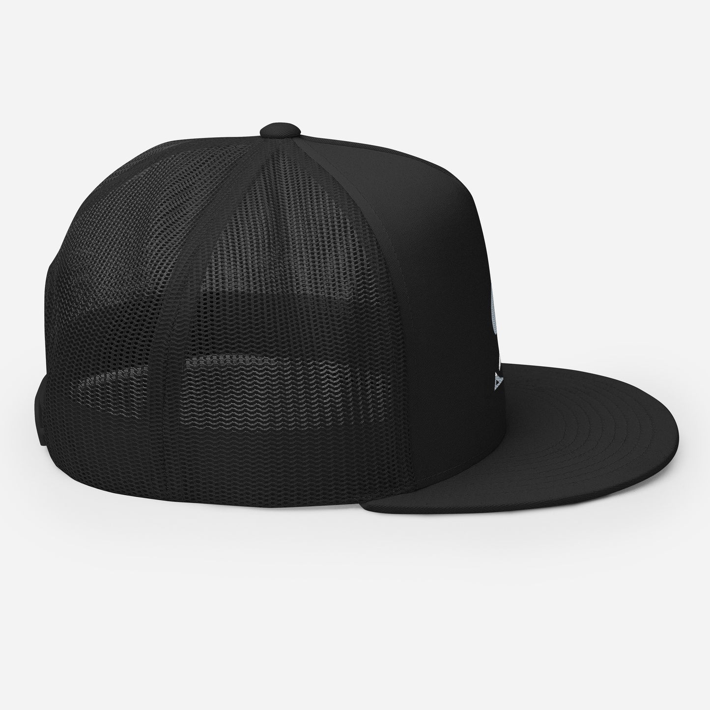 Pleyades gray/white L logoTrucker Cap