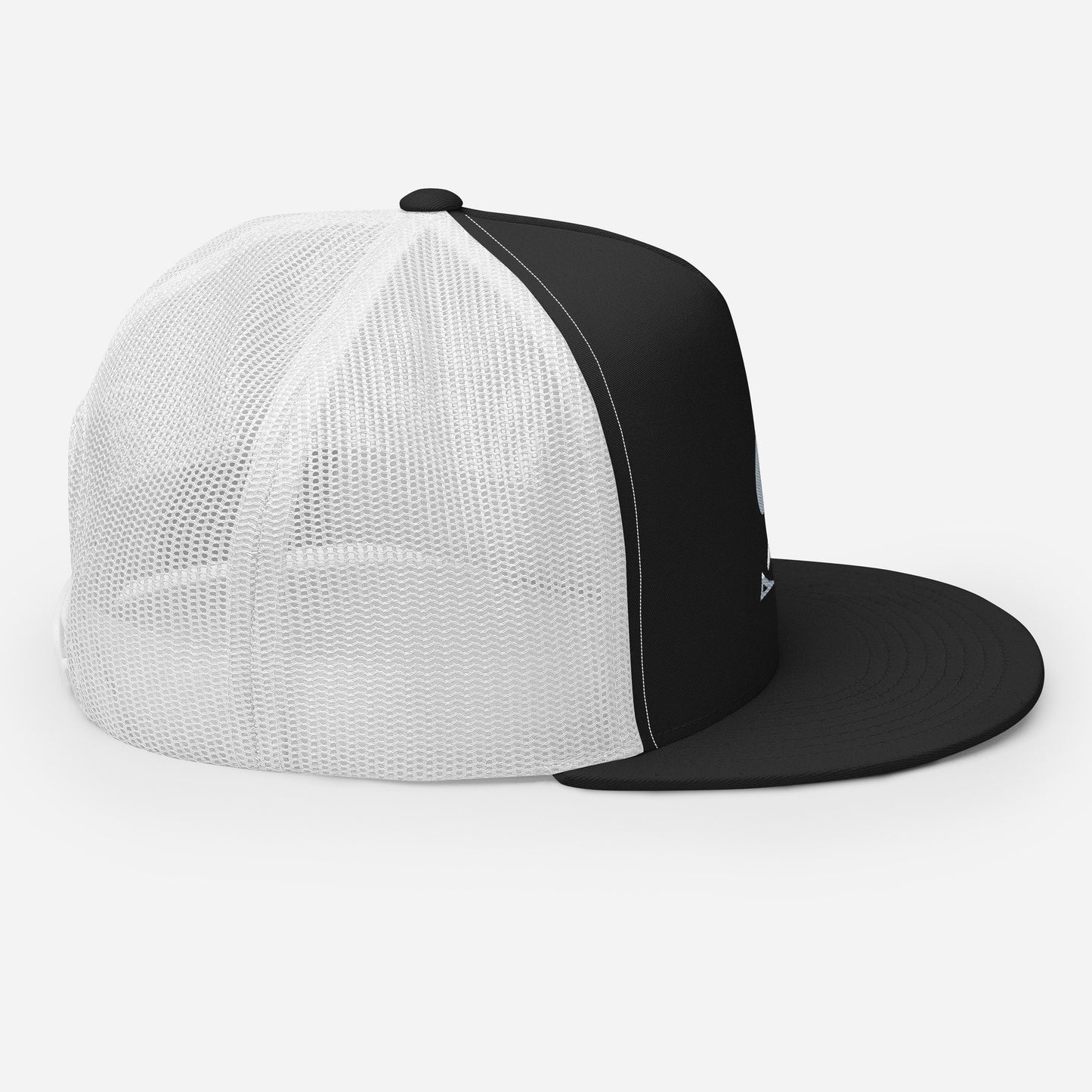 Pleyades gray/white L logoTrucker Cap