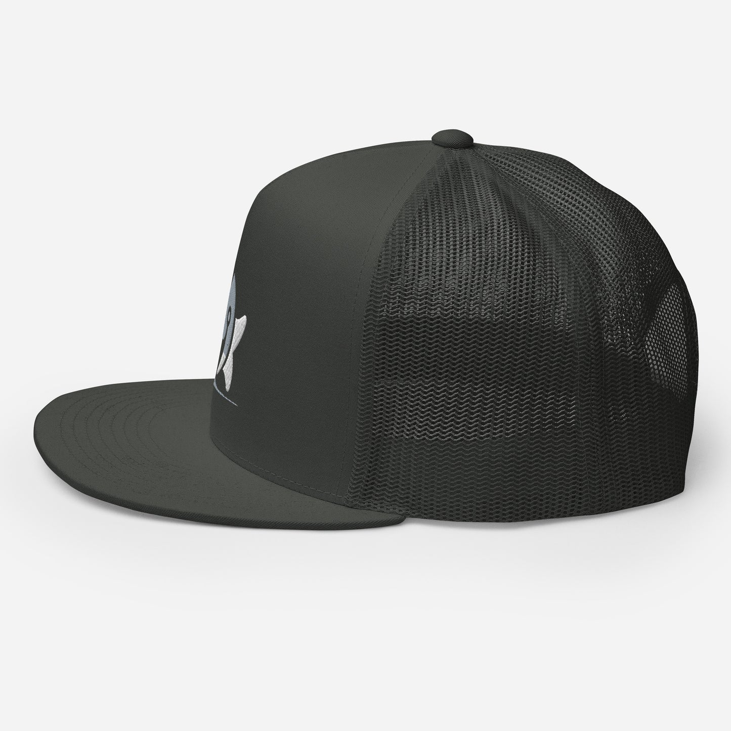 Pleyades gray/white L logoTrucker Cap