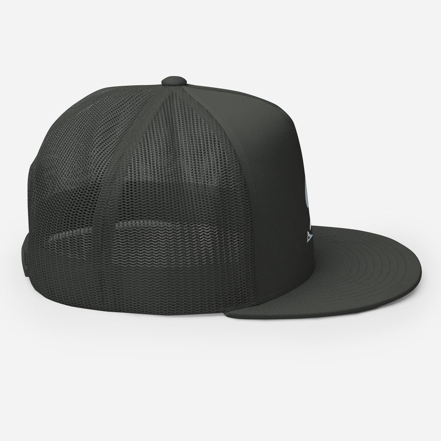 Pleyades gray/white L logoTrucker Cap