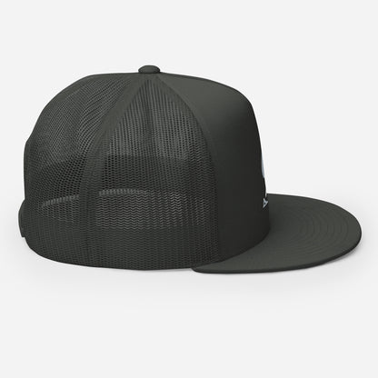 Pleyades gray/white L logoTrucker Cap