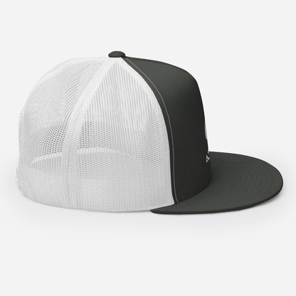 Pleyades gray/white L logoTrucker Cap