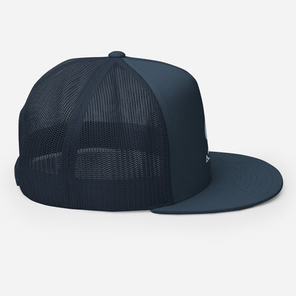 Pleyades gray/white L logoTrucker Cap