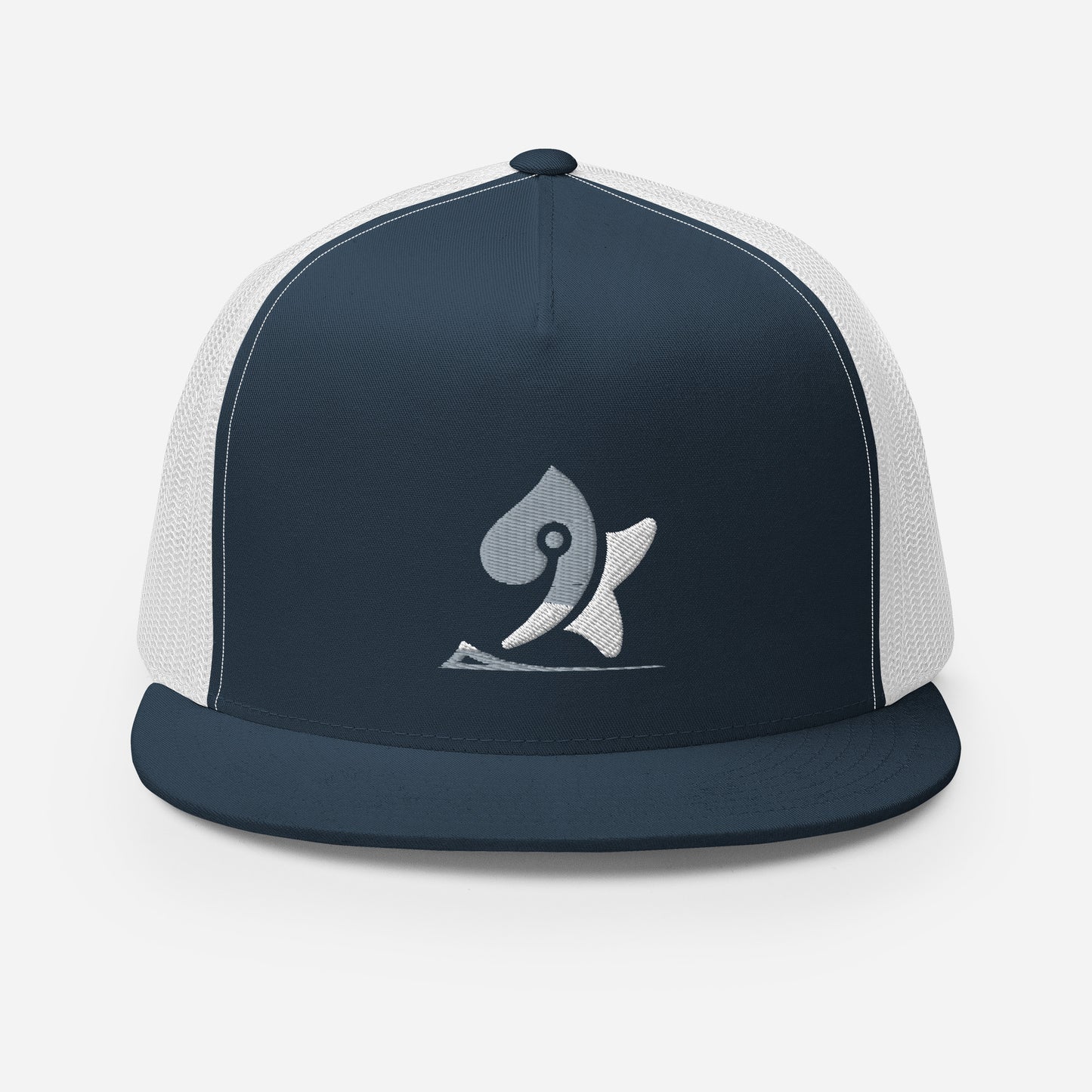 Pleyades gray/white L logoTrucker Cap
