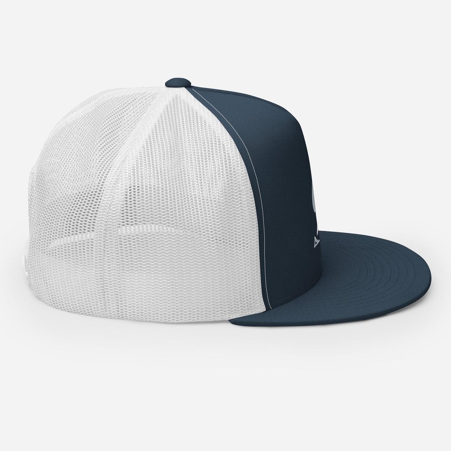 Pleyades gray/white L logoTrucker Cap
