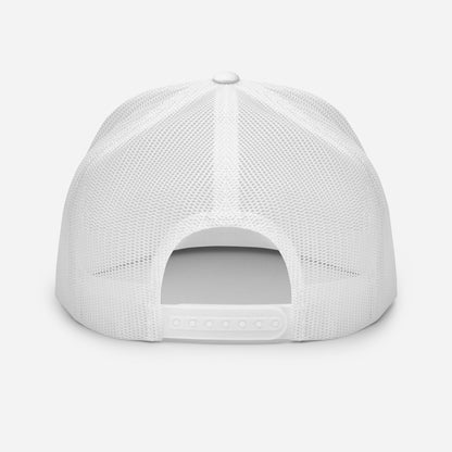 Pleyades gray/white L logoTrucker Cap