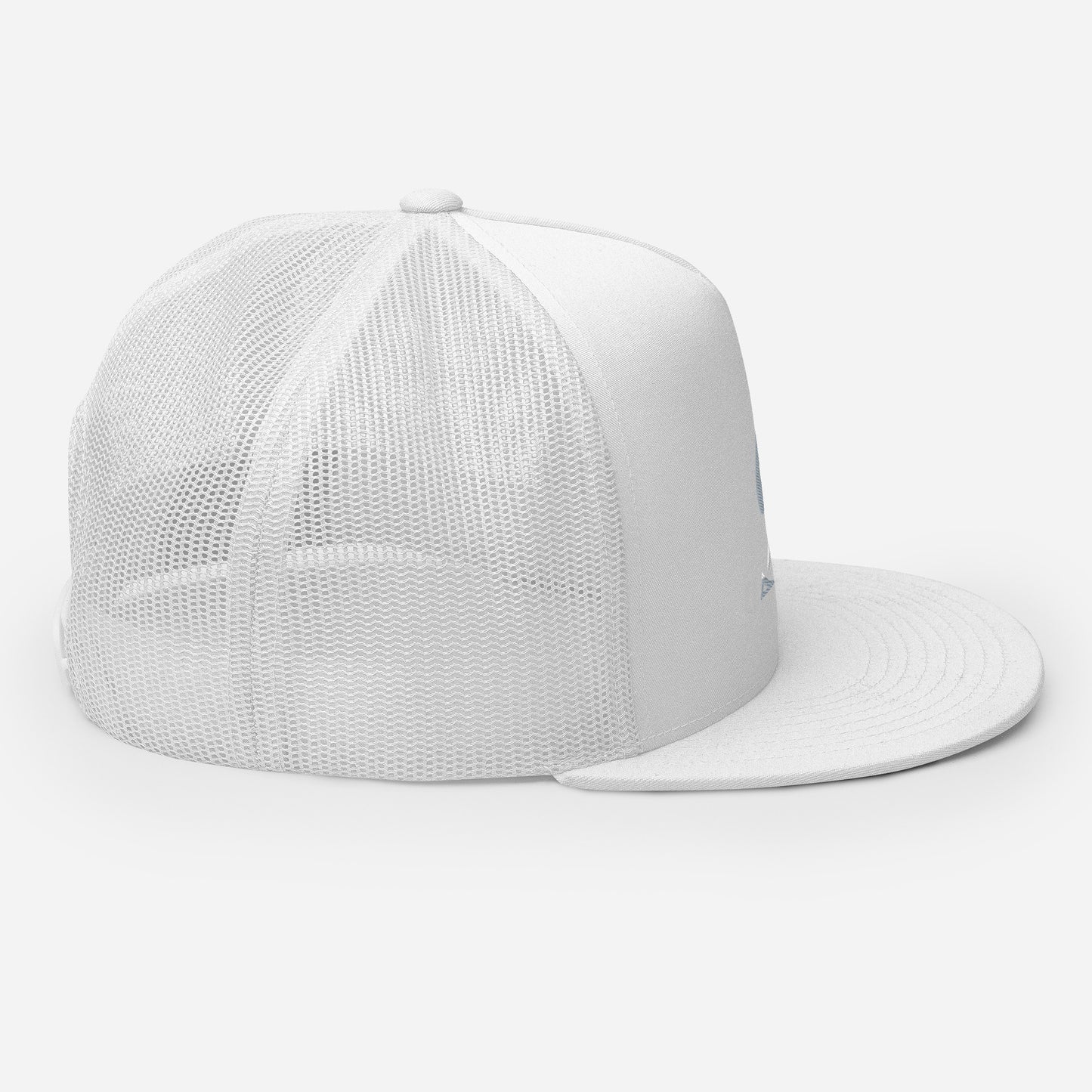 Pleyades gray/white L logoTrucker Cap