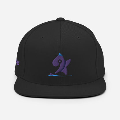 Pleyades purp logo Snapback Hat