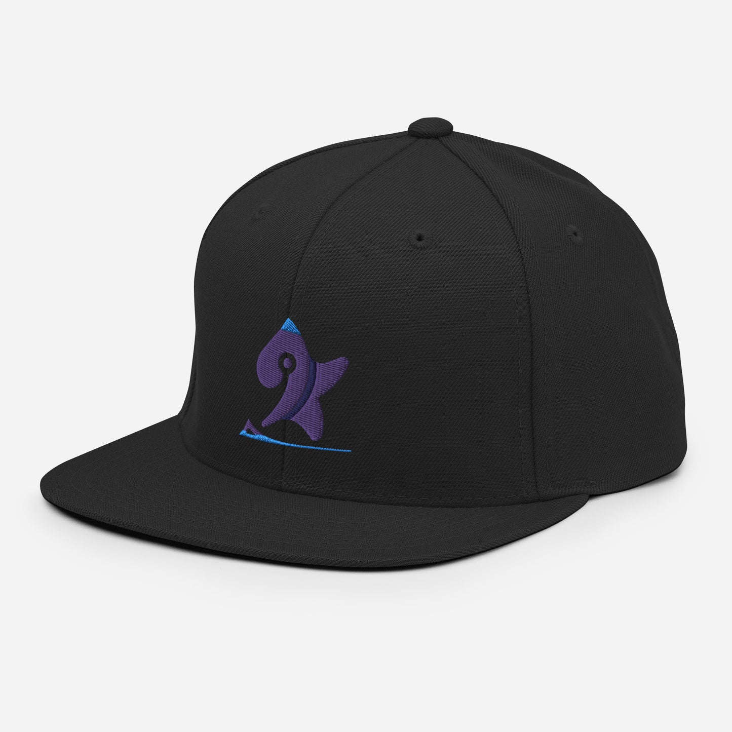Pleyades purp logo Snapback Hat