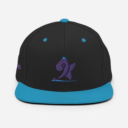 Pleyades purp logo Snapback Hat