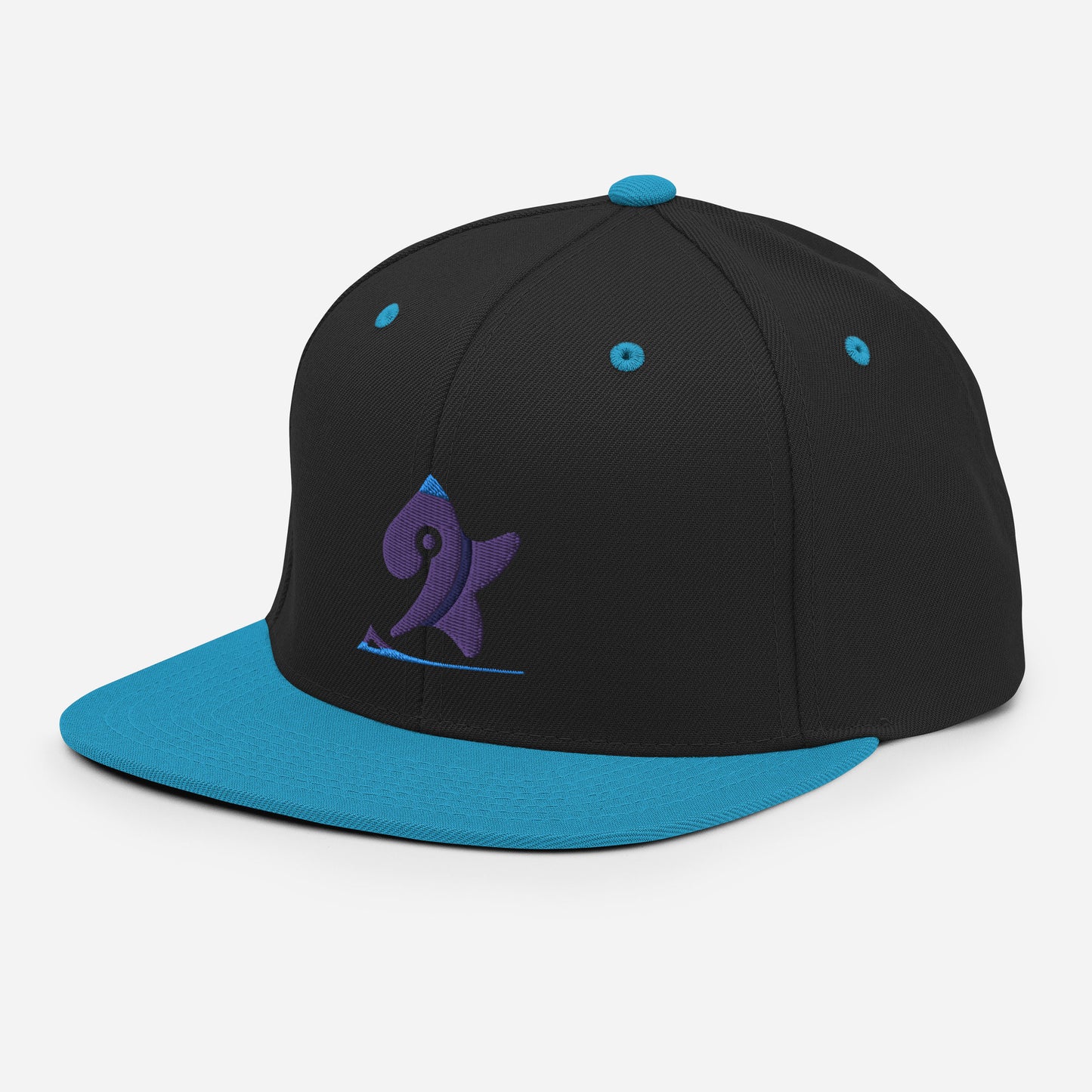 Pleyades purp logo Snapback Hat