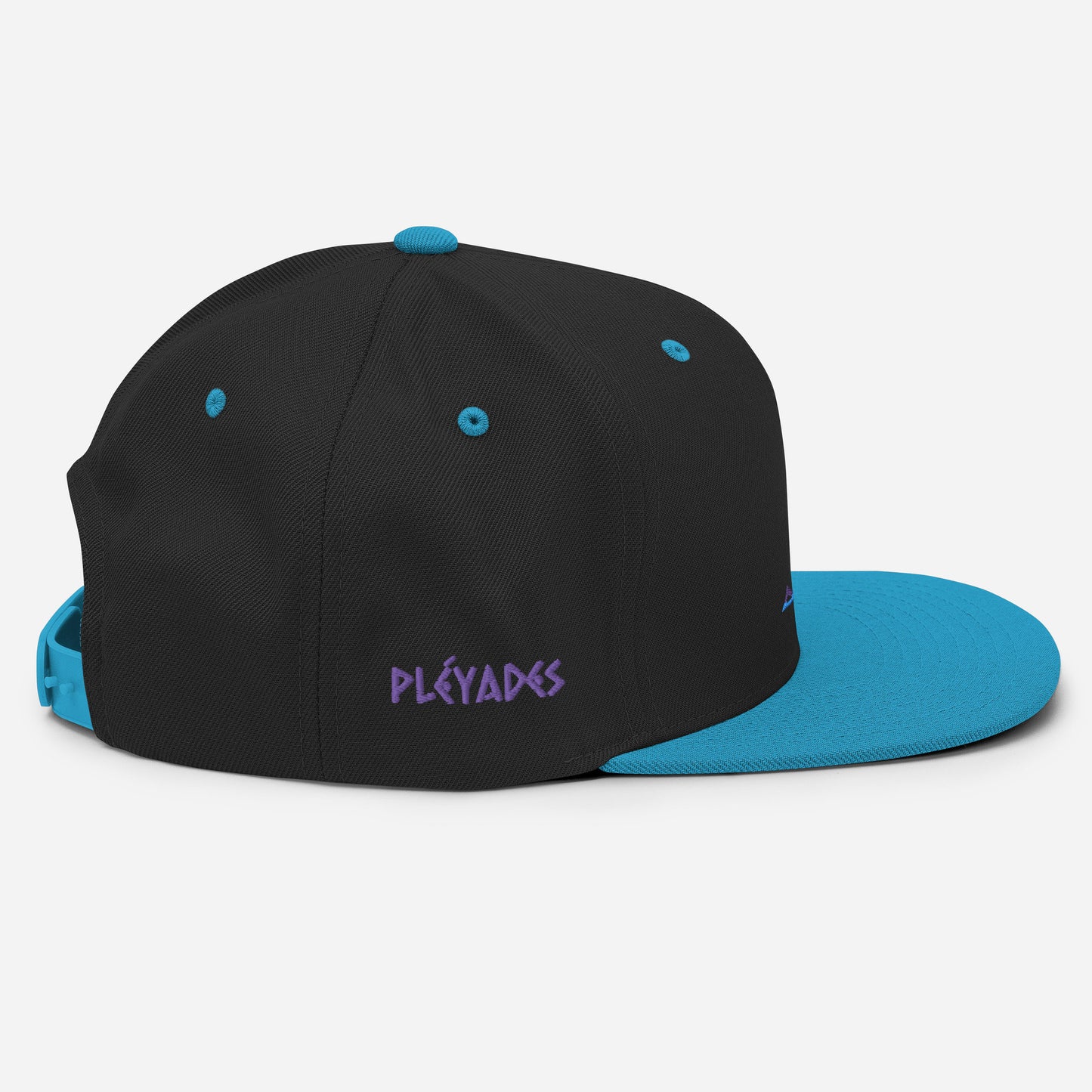 Pleyades purp logo Snapback Hat