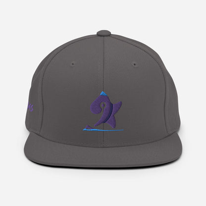 Pleyades purp logo Snapback Hat