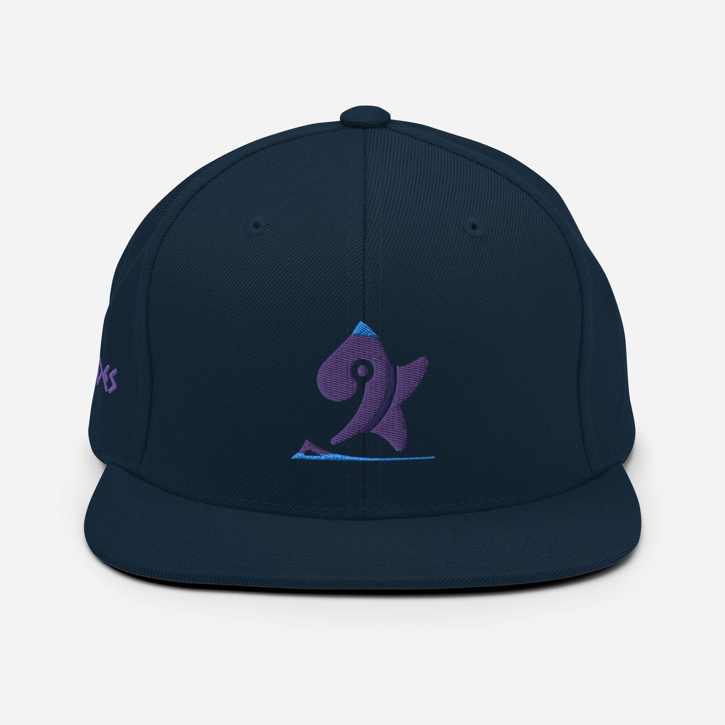 Pleyades purp logo Snapback Hat