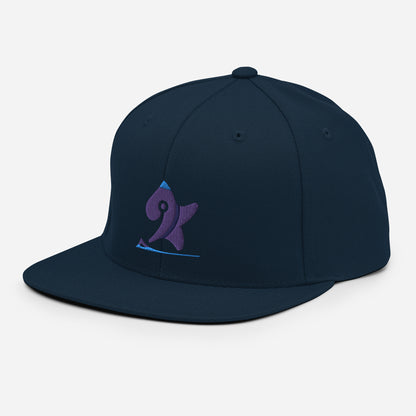 Pleyades purp logo Snapback Hat