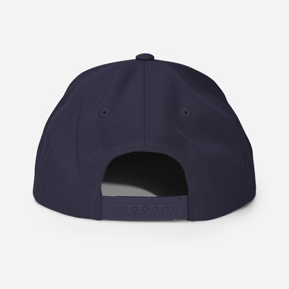 Pleyades purp logo Snapback Hat