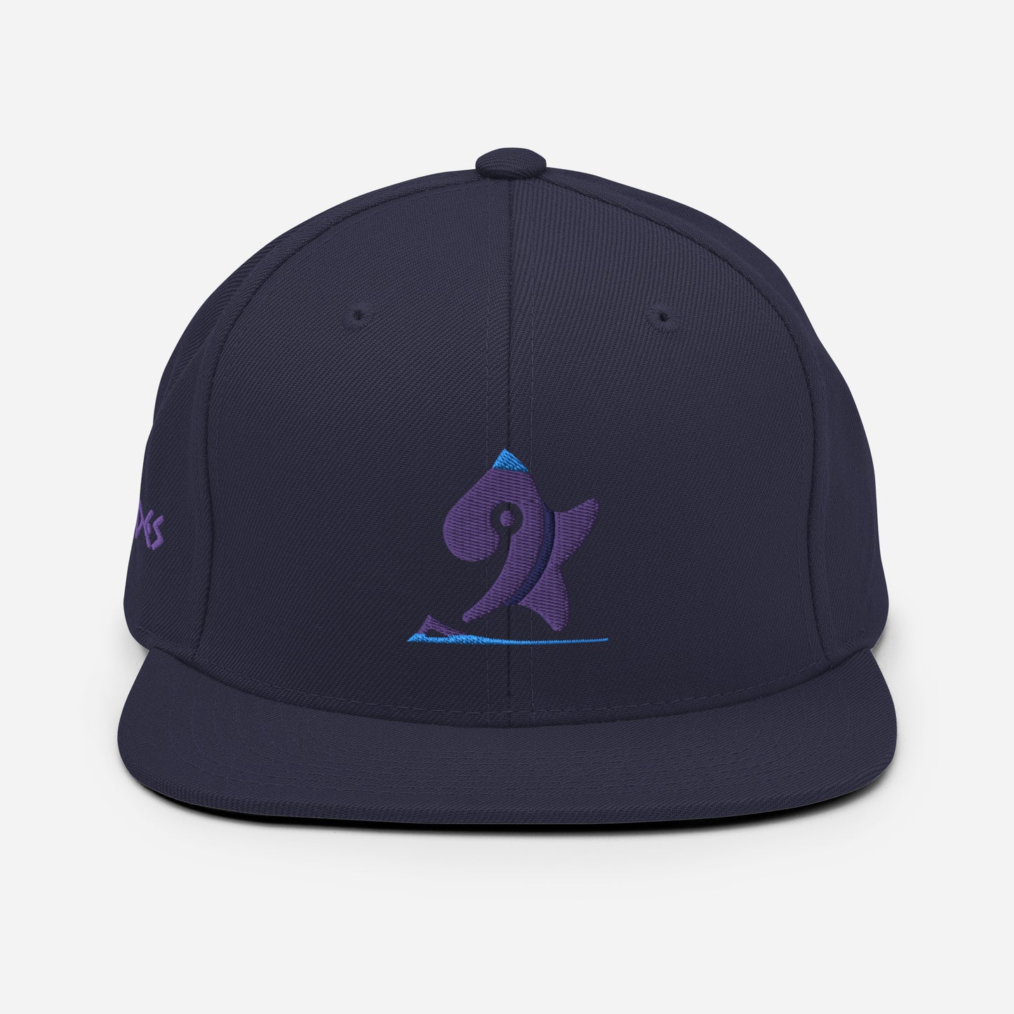 Pleyades purp logo Snapback Hat
