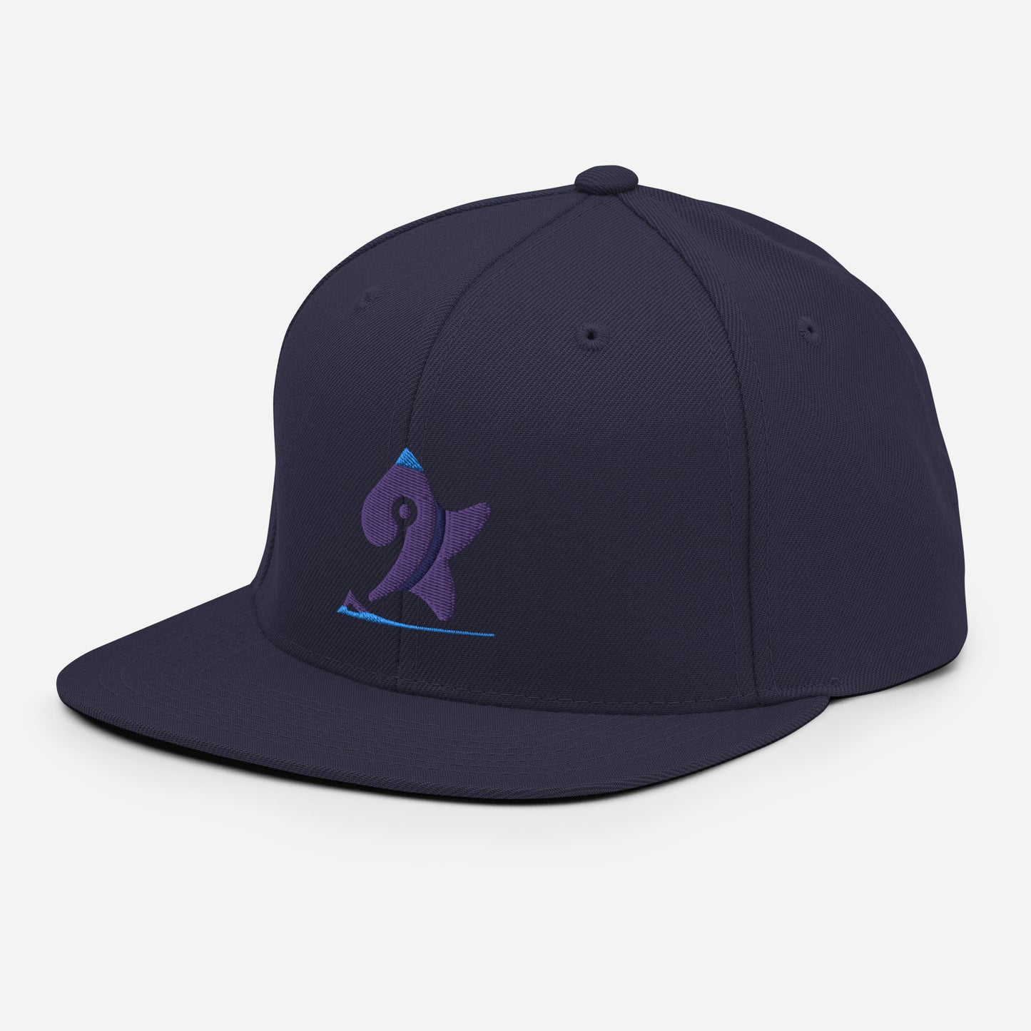 Pleyades purp logo Snapback Hat