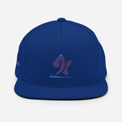 Pleyades purp logo Snapback Hat
