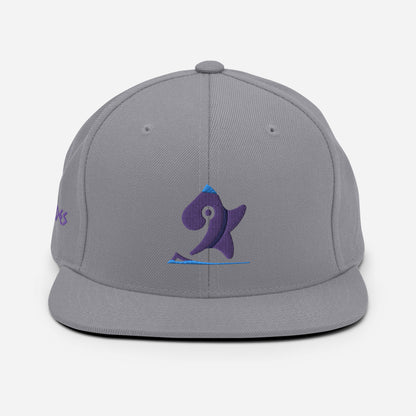 Pleyades purp logo Snapback Hat