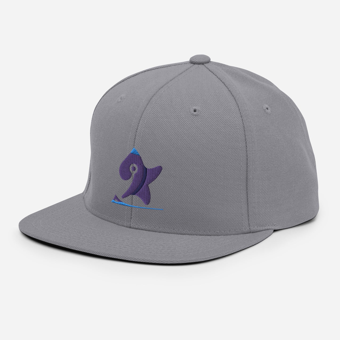 Pleyades purp logo Snapback Hat