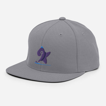 Pleyades purp logo Snapback Hat