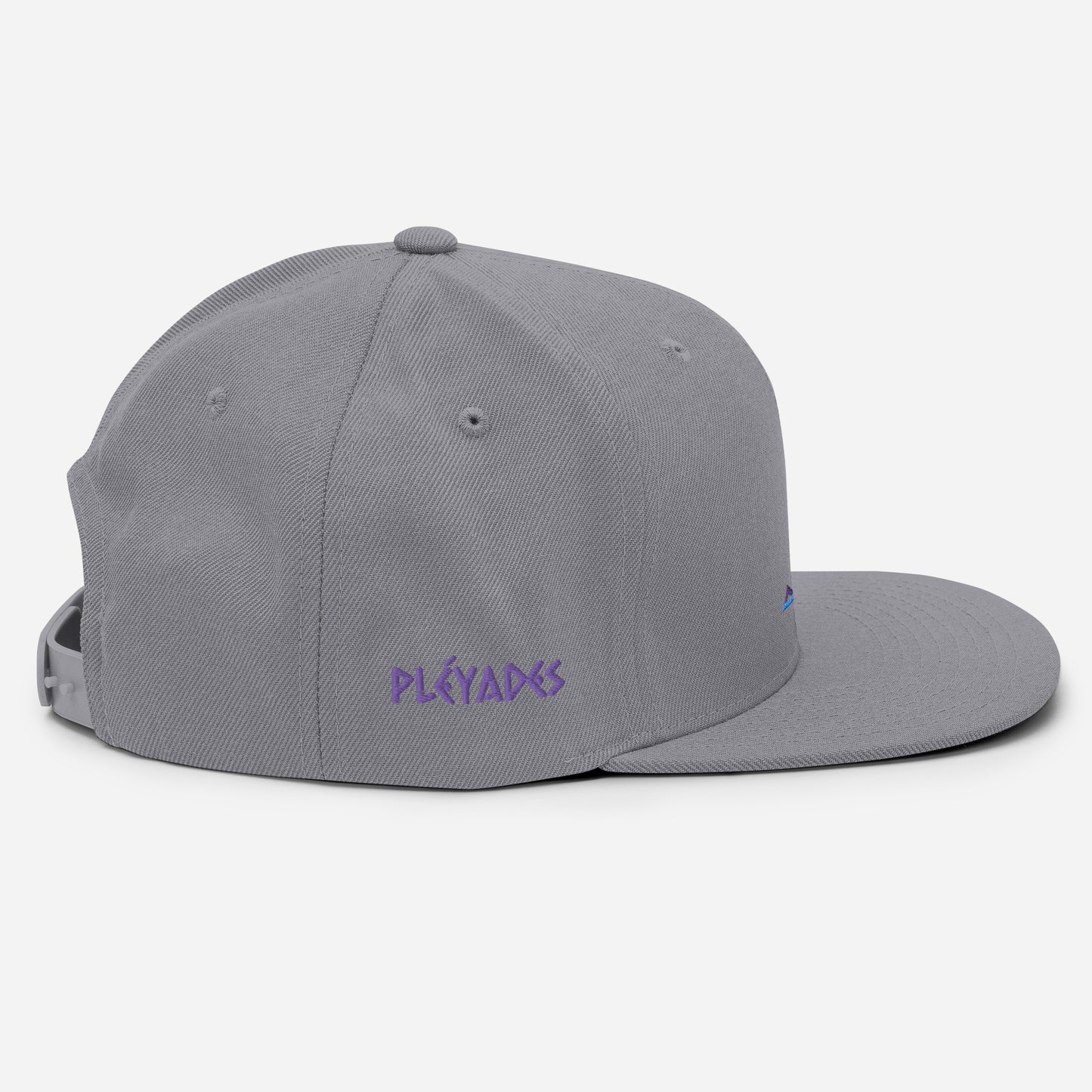 Pleyades purp logo Snapback Hat